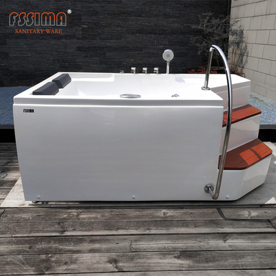 Bathtub Pijat Akrilik Untuk Rumah Dua Orang Dalam Ruangan 1.75m